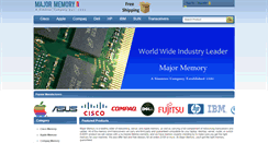 Desktop Screenshot of majormemory.com