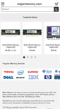 Mobile Screenshot of majormemory.com